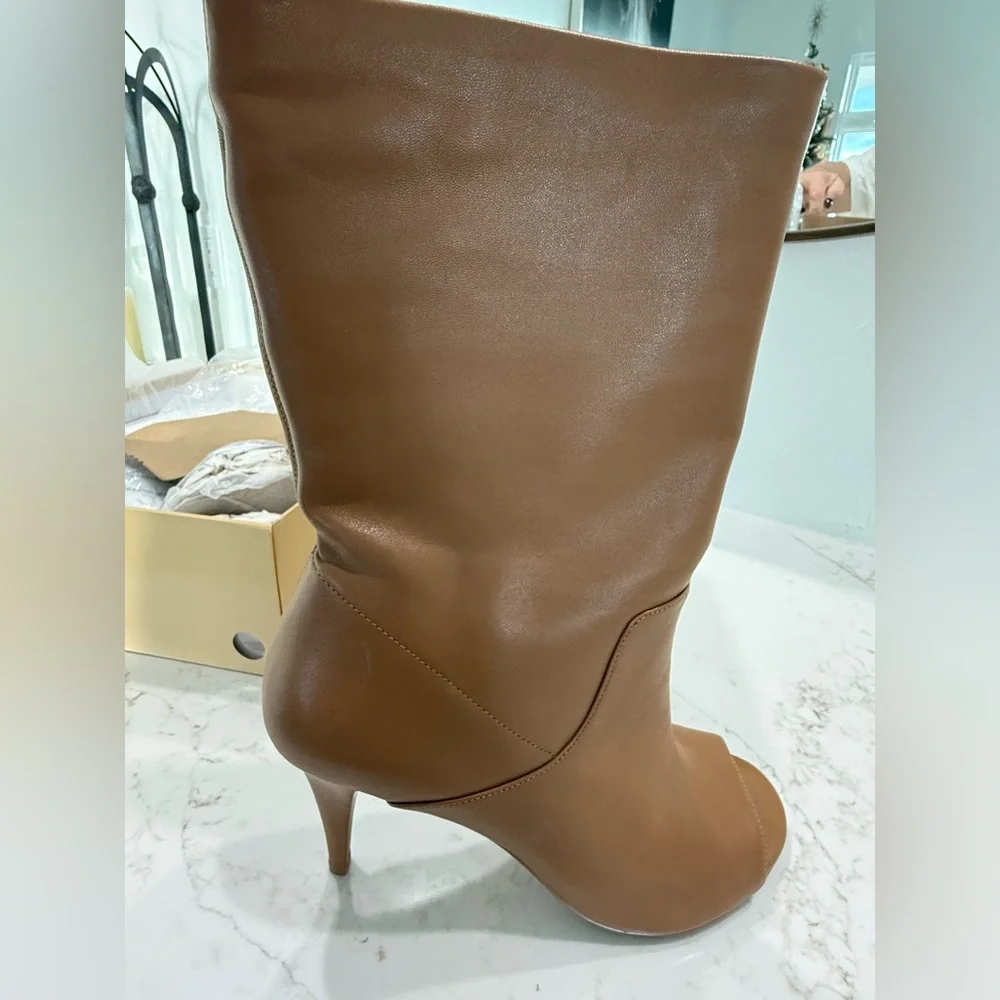 Michael Kors Elaine Open Toe Booties - Picture 6 of 9